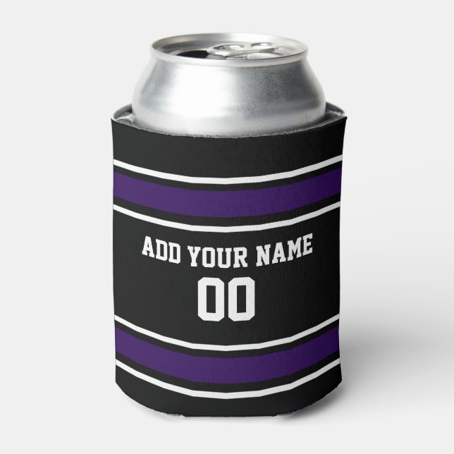 Purple and Black Poe Customise Cooler (Can Front)