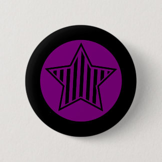 Purple and Black Star Button
