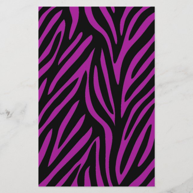 Purple and Black Zebra Print (Front)