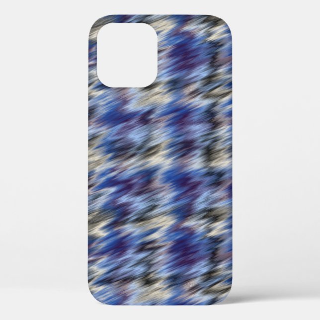 purple and blue abstract Case-Mate iPhone case (Back)