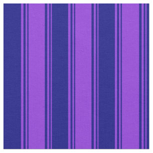 Purple and Blue Coloured Lined/Striped Pattern Fabric