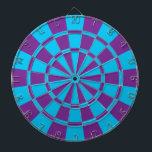 Purple And Blue Dartboard<br><div class="desc">Purple And Blue Dart Board</div>