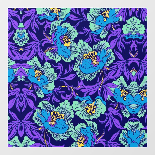 Purple and Blue Flowers William Morris (Sheet)