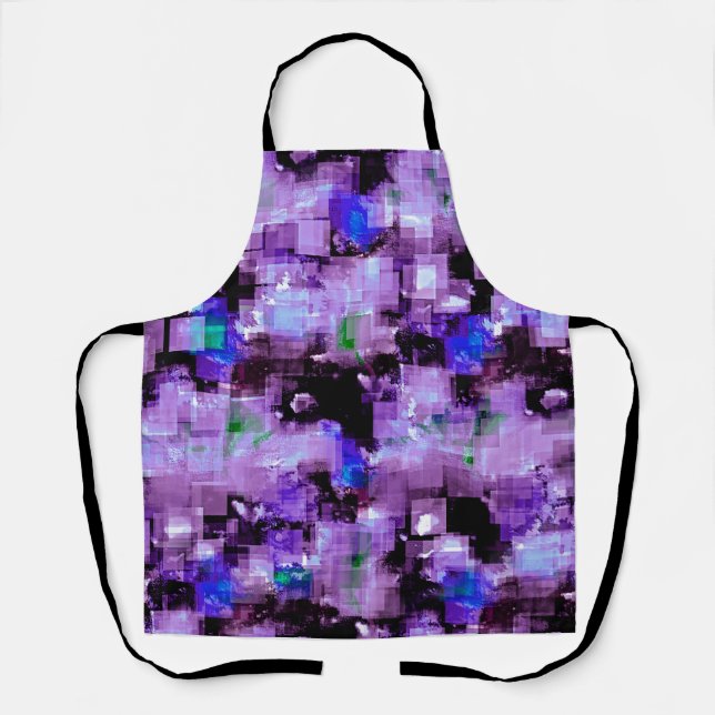 Purple and Blue Full Apron (Front)