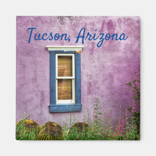 Purple And Blue in Southwestern Tucson, Arizona Magnet