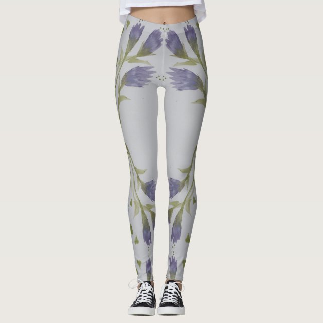 Purple And Blue Leggings (Front)
