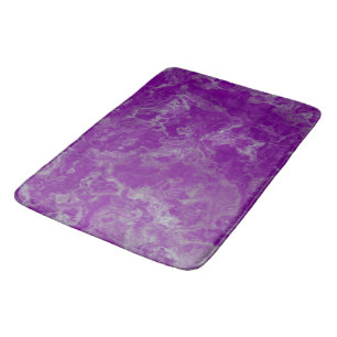 purple and blue Marble abstract Bath Mat