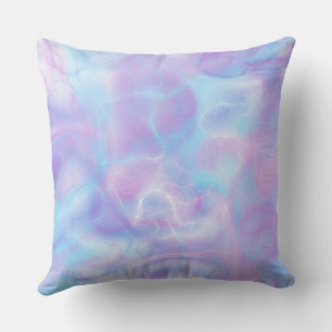 purple and blue Marble abstract Cushion