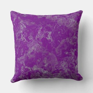 purple and blue Marble abstract Cushion