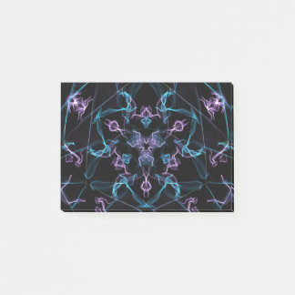 Purple and Blue Triangle Mandala Post-it Notes