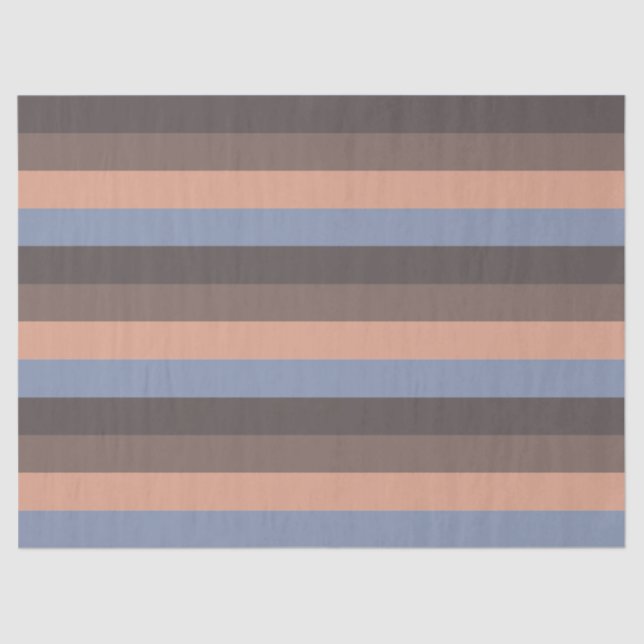 Purple and brown stripe tissue paper (Front)