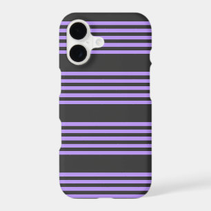 Purple and charcoal five stripe pattern