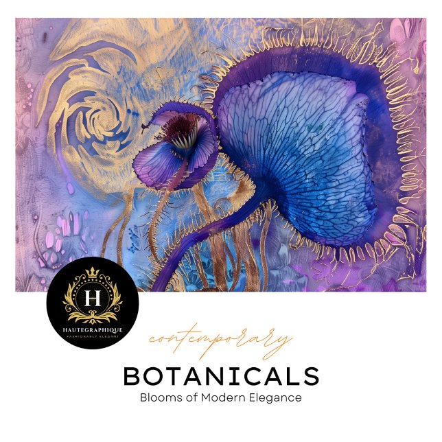 Purple and Gold Floral Tissue Paper For Weddings (Creator Uploaded)