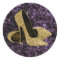 Purple and Gold High Heel Shoe Stickers
