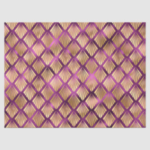 Purple and Gold Leopard Series Design 18 Tissue Paper
