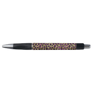 Purple and Gold Leopard Series Design 4