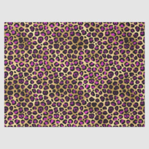 Purple and Gold Leopard Series Design 4 Tissue Paper