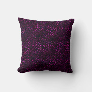 Purple and Gold Leopard Series Design 5 Cushion