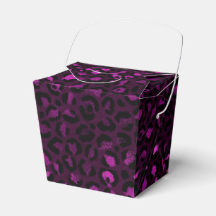 Purple and Gold Leopard Series Design 5 Favour Box