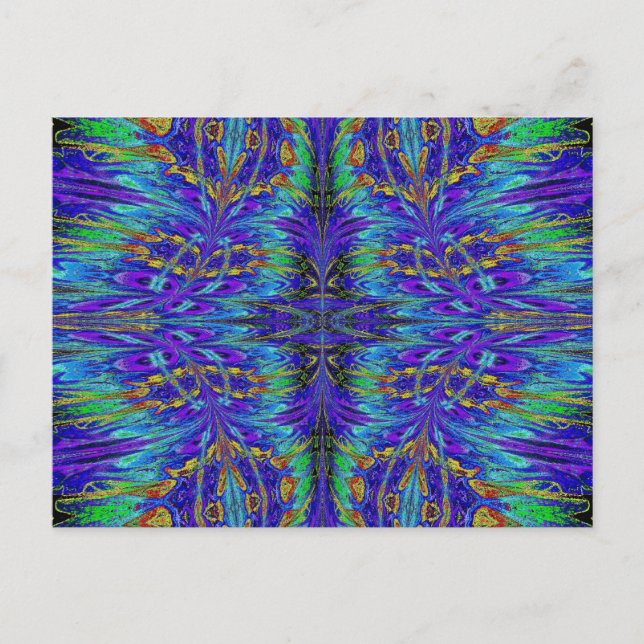 PURPLE AND GOLD NASMA 8 POSTCARD (Front)