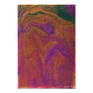 Purple and Gold O My Photo Print