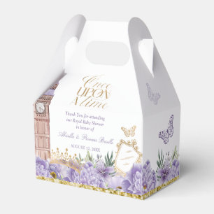 Purple and Gold Once Upon a Time Princess Favour Box