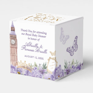 Purple and Gold Once Upon a Time Princess Favour Box