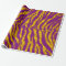 Purple And Gold Tiger Stripes Animal Print