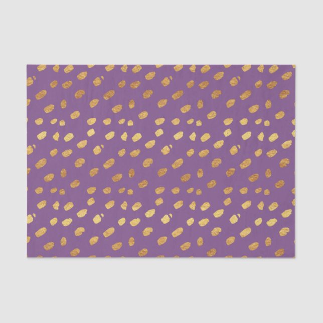 Purple and Gold Tissue Paper (Front)