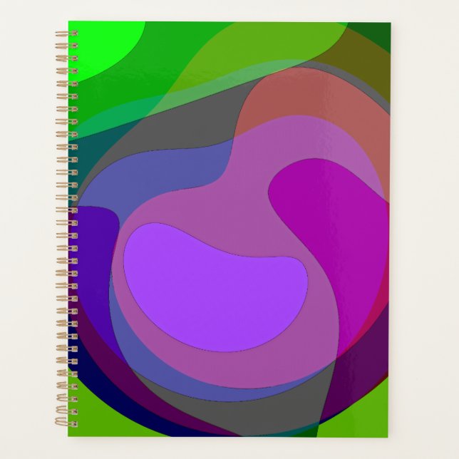 Purple And Green 403 Planner (Front)