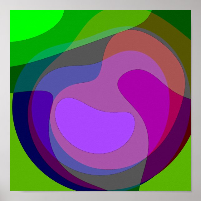 Purple And Green 403 Poster (Front)