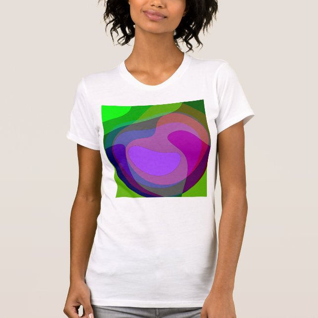 Purple And Green 403 T-Shirt (Front)