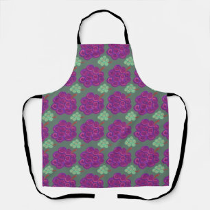 Purple and Green Grapes Apron