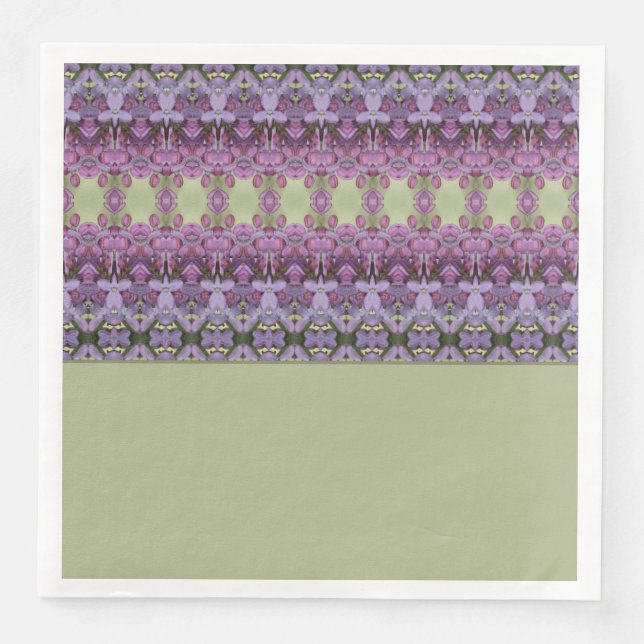 Purple And Green Napkin (Front)