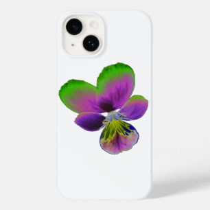 Purple and Green Pansy Case-Mate iPhone 14 Case