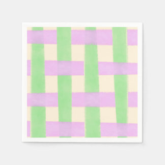 Purple and Green Plaid Napkin