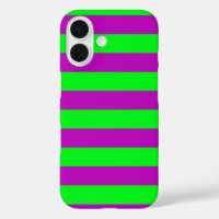 Purple and Green Stripes Design