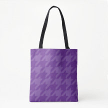Purple and Lavender Houndstooth