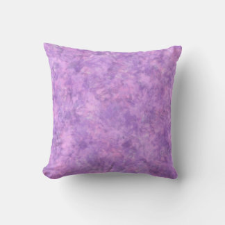 Purple and Lavender Watercolor Marble Cushion