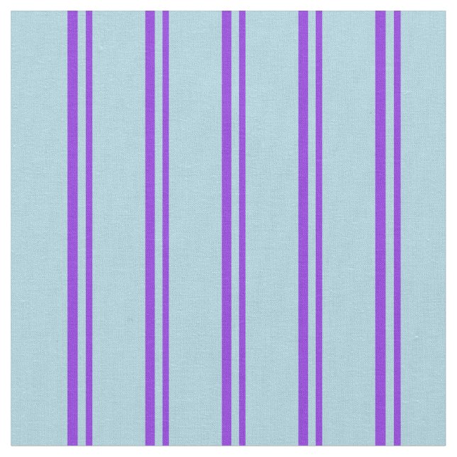 Purple and Light Blue Stripes/Lines Pattern Fabric (Close Up)