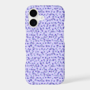 Purple and Moonstone polka dots