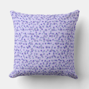 Purple and Moonstone polka dots Cushion