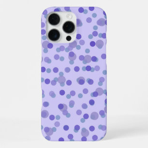 Purple and Moonstone polka dots iPhone 16 Pro Max Case
