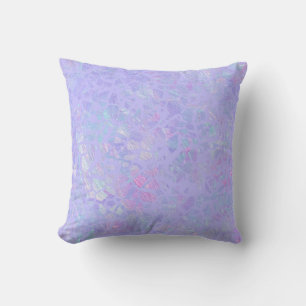 Purple and Multicolor Flakes Cushion