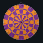 Purple And Orange Dartboard<br><div class="desc">Purple And Orange Dart Board</div>