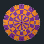 Purple And Orange Dartboard<br><div class="desc">Purple And Orange Dart Board</div>