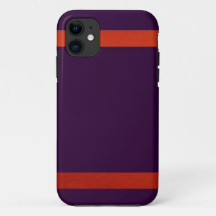 Purple and Orange -Design 1 iPhone 11 Case