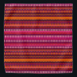 Purple and Orange Glitch Stripes Cool Psychedelic Bandana<br><div class="desc">Abstract stripped design with bold shades of colours. Main colours of this glitch pattern : purple and orange.</div>