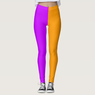 Purple and Orange Leggings