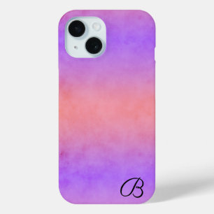 Purple and Orange Personalised Phone Case